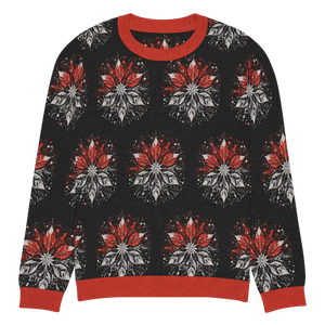 Grey Snowflake Crew Neck - Embrace Cozy Comfort - Dipaliz - Sweaters - s