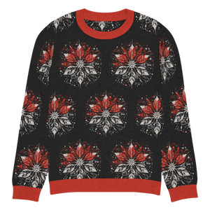 Grey Snowflake Crew Neck - Embrace Cozy Comfort - Dipaliz - Sweaters - s