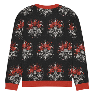Grey Snowflake Crew Neck - Embrace Cozy Comfort - Dipaliz - Sweaters - s