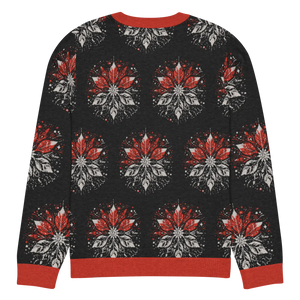 Grey Snowflake Crew Neck - Embrace Cozy Comfort - Dipaliz - Sweaters - s