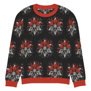 Grey Snowflake Crew Neck - Embrace Cozy Comfort - Dipaliz - Sweaters - s