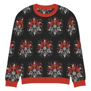 Grey Snowflake Crew Neck - Embrace Cozy Comfort - Dipaliz - Sweaters - s