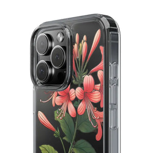 Red Honeysuckle Vine Clear Case - Nature Style Protection - Dipaliz - Mobile Phone Cases