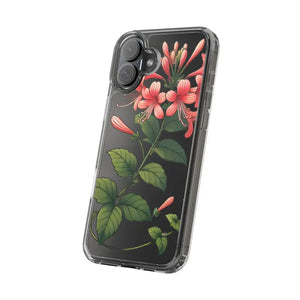Red Honeysuckle Vine Clear Case - Nature Style Protection - Dipaliz - Mobile Phone Cases
