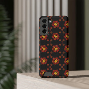 Vibrant Red Pattern Phone Case - Samsung Galaxy S21 - Dipaliz - Mobile Cases