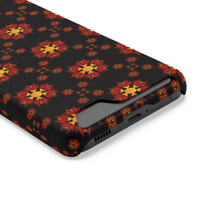 Vibrant Red Pattern Phone Case - Samsung Galaxy S21 - Dipaliz - Mobile Cases