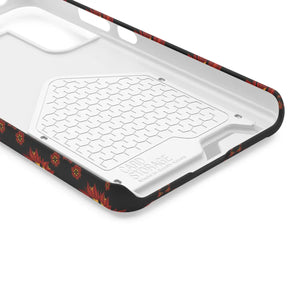 Vibrant Red Pattern Phone Case - Samsung Galaxy S21 - Dipaliz - Mobile Cases