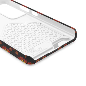 Vibrant Red Pattern Phone Case - Samsung Galaxy S21 - Dipaliz - Mobile Cases