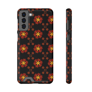 Vibrant Red Pattern Phone Case - Samsung Galaxy S21 - Dipaliz - Mobile Cases