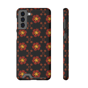 Vibrant Red Pattern Phone Case - Samsung Galaxy S21 - Dipaliz - Mobile Cases