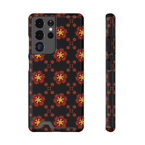 Vibrant Red Pattern Phone Case - Samsung Galaxy S21 - Dipaliz - Mobile Cases