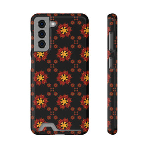 Vibrant Red Pattern Phone Case - Samsung Galaxy S21 - Dipaliz - Mobile Cases