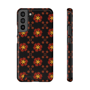 Vibrant Red Pattern Phone Case - Samsung Galaxy S21 - Dipaliz - Mobile Cases