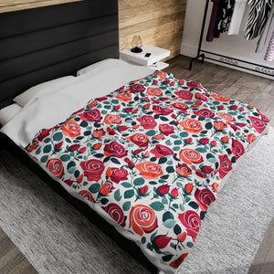 Custom Plush Velveteen Blanket – Soft Decor - Dipaliz - Blankets