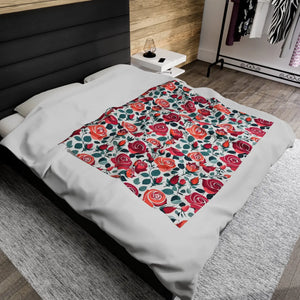 Custom Plush Velveteen Blanket – Soft Decor - Dipaliz - Blankets