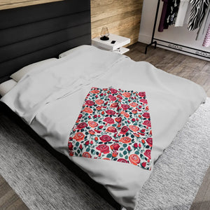 Custom Plush Velveteen Blanket – Soft Decor - Dipaliz - Blankets