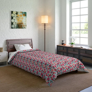 Cozy Red Rose Sleep Sanctuary Blanket – Plush - Dipaliz - Quilts & Comforters