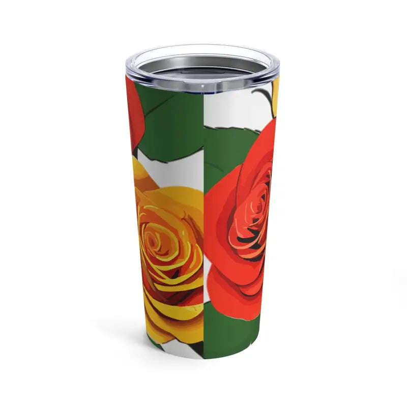 Rose Radiance Tumbler 20oz: Sip in Stainless Steel Style - 20oz Tumblers