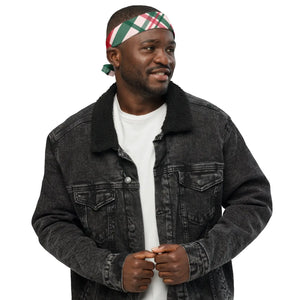 Red Striped Bandana - Eco-friendly Gifts for Her - Dipaliz - Bandanas