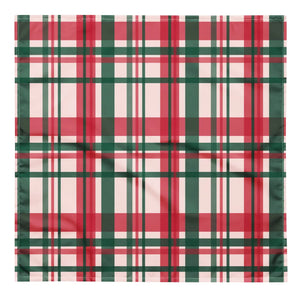 Red Striped Bandana - Eco-friendly Gifts for Her - Dipaliz - Bandanas