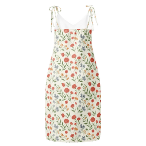 Botanical Summer Midi Dress – Chiffon Garden - Dipaliz - Dresses - s