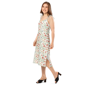 Botanical Summer Midi Dress – Chiffon Garden - Dipaliz - Dresses - s