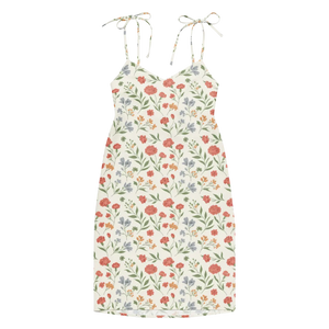 Botanical Summer Midi Dress – Chiffon Garden - Dipaliz - Dresses - s