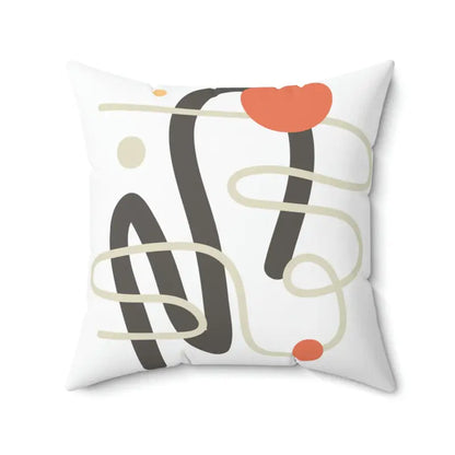 Cozy Up with Dipaliz Abstract Art Spun Polyester Square Pillow - 20’’ × Home Decor