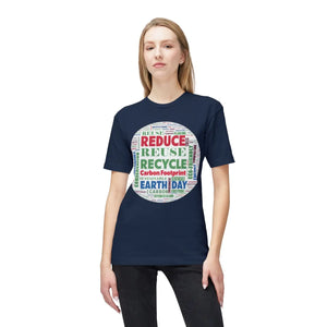 Eco-friendly Earth Day T-shirt - Reduce Reuse Recycle - Dipaliz - T-shirts - l