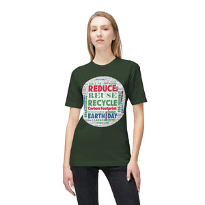 Eco-friendly Earth Day T-shirt - Reduce Reuse Recycle - Dipaliz - T-shirts - l