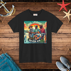 Fishing Legends Heavy Cotton Tee - Durable Unisex Shirt - Dipaliz - T-shirts - s