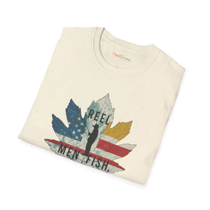 Soft Unisex Reel Men Fish T-shirt - Cotton Fishing Days - Dipaliz - T-shirts