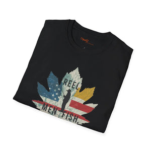 Soft Unisex Reel Men Fish T-shirt - Cotton Fishing Days - Dipaliz - T-shirts