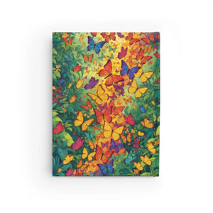 Reflection Journal, Butterfly Garden Ruled Notebook - Journals