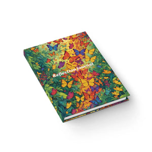 Reflection Journal, Butterfly Garden Ruled Notebook - Journals