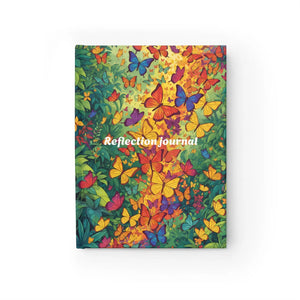 Reflection Journal, Butterfly Garden Ruled Notebook - Journals