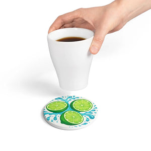 Refreshing Lime Ceramic Coaster Set - Summer - Dipaliz - Coasters