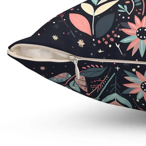 Spun Polyester Square Pillows Double-sided Print Decor - Dipaliz - Throw