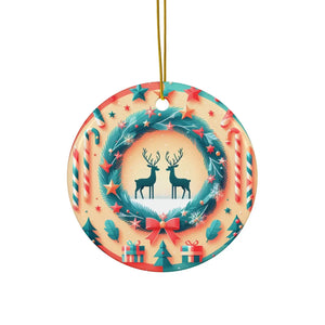 Reindeer Christmas Ornaments – Durable Ceramic - Dipaliz - Holiday
