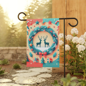 Reindeer Christmas Poly – Poplin-canvas House Banner - Dipaliz - Flags & Windsocks