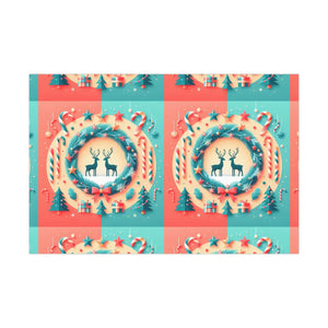 Premium Reindeer Christmas Gift Wrap - Eco Friendly - Dipaliz - Wrapping Paper