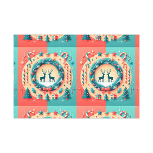 Reindeer Christmas Gift Wrap Fashion Forward Festive - Dipaliz - Wrapping Paper