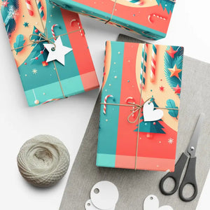 Reindeer Christmas Gift Wrap Fashion Forward Festive - Dipaliz - Wrapping Paper