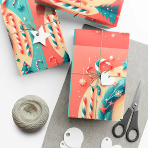 Reindeer Christmas Gift Wrap Fashion Forward Festive - Dipaliz - Wrapping Paper