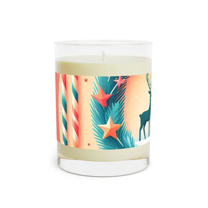 Reindeer Couple Christmas Scented Candle - Festive Winter Magic - Dipaliz - Candles