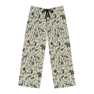 Forest Animals Pajama Pants - Cozy Home Vibes Loungewear - Dipaliz - Pajamas
