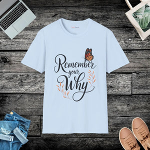 Stay Inspired Unisex Softstyle Tee - Twill Tape Shoulders - Dipaliz - T-shirts