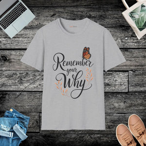 Stay Inspired Unisex Softstyle Tee - Twill Tape Shoulders - Dipaliz - T-shirts