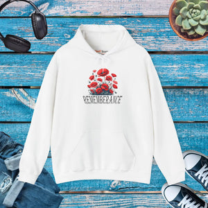 Cozy Floral Hooded Sweatshirt - Remembrance Theme - Dipaliz - Hoodies