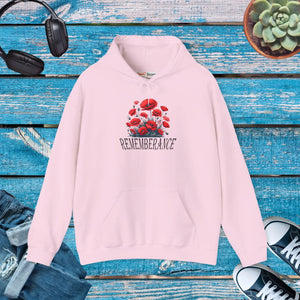 Cozy Floral Hooded Sweatshirt - Remembrance Theme - Dipaliz - Hoodies